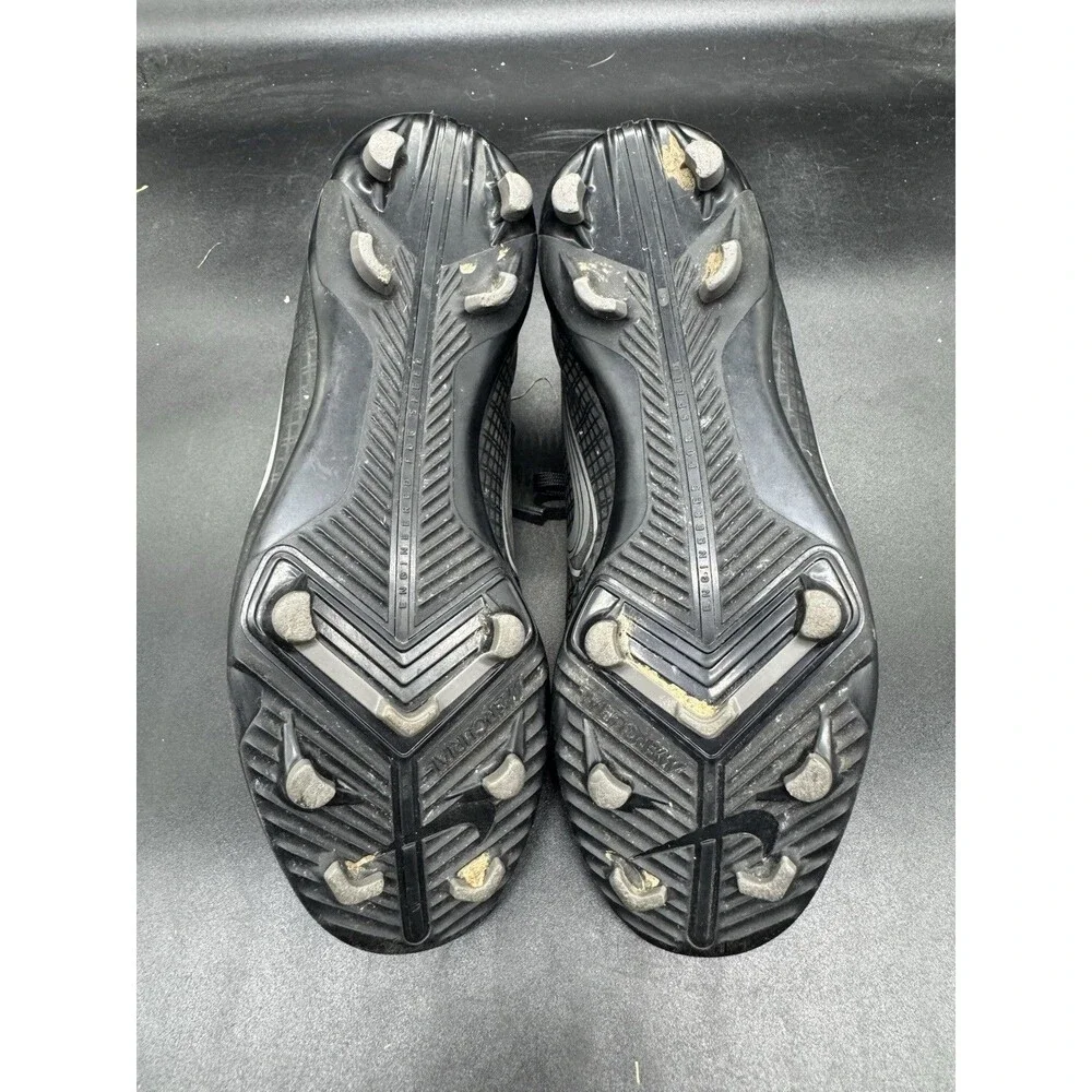 Nike Vapor 14 Mercurial Soccer Cleats Youth Size 6Y Shoe Black Silver DJ2895-007